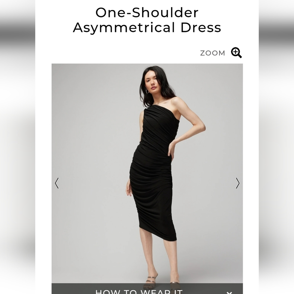 One shoulder dress